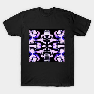 Skeleton and Bones (Lavender Purple) T-Shirt